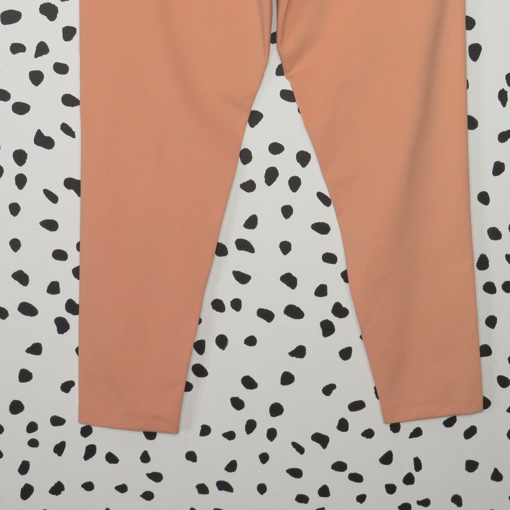 Girlfriend Collective Peach Orange High Waist Activewear Leggings - Picture 7 of 8